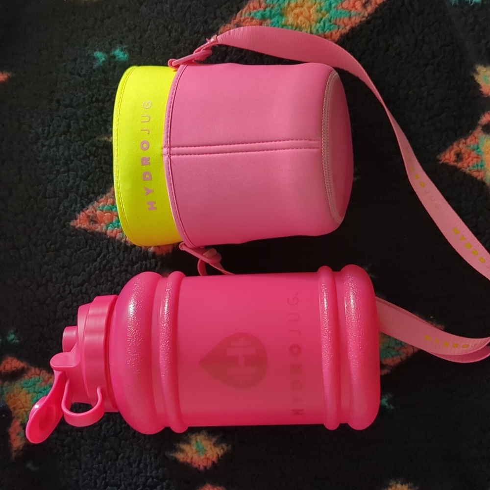 Hydrojug Berry Pink with Pink/Yellow Sleeve